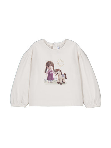 Mayoral Mayoral Girls Long Sleeves T-Shirt