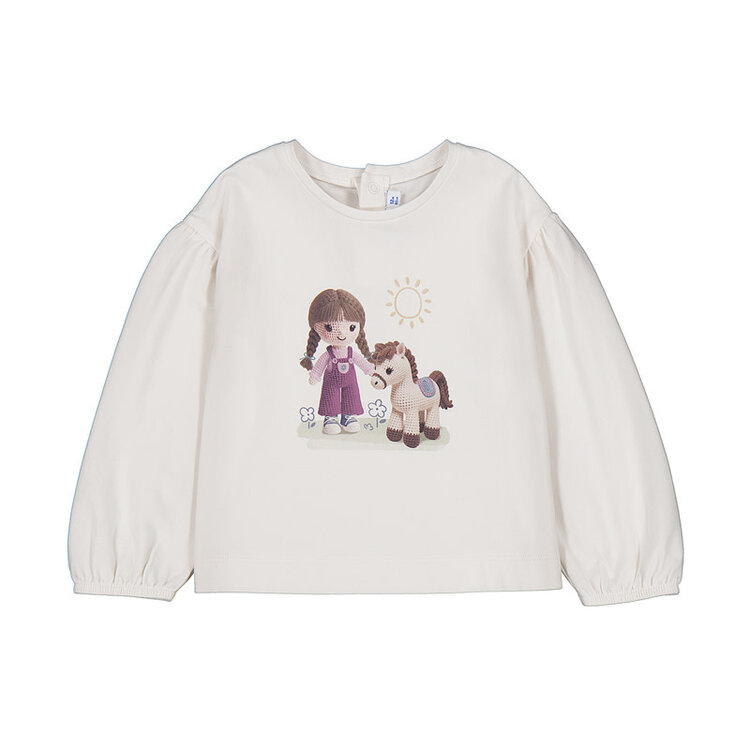 Mayoral Mayoral Girls Long Sleeves T-Shirt