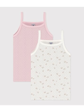 Petit Bateau Lot de 2 Camisoles Petit Bateau Fille