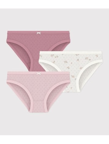 Petit Bateau Lot de 3 Culottes Petit Bateau Fille
