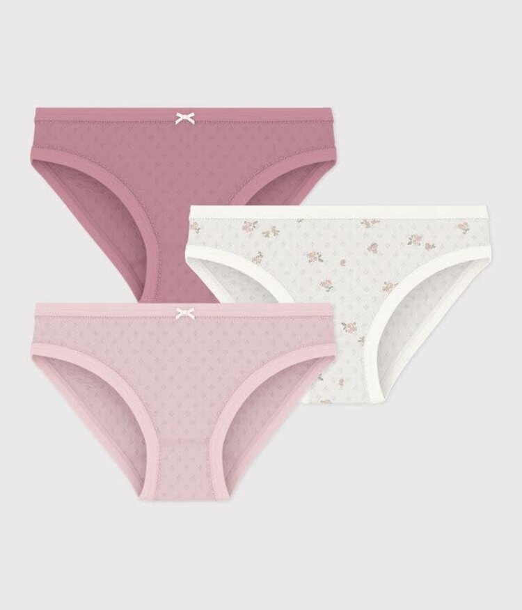 Petit Bateau Lot de 3 Culottes Petit Bateau Fille