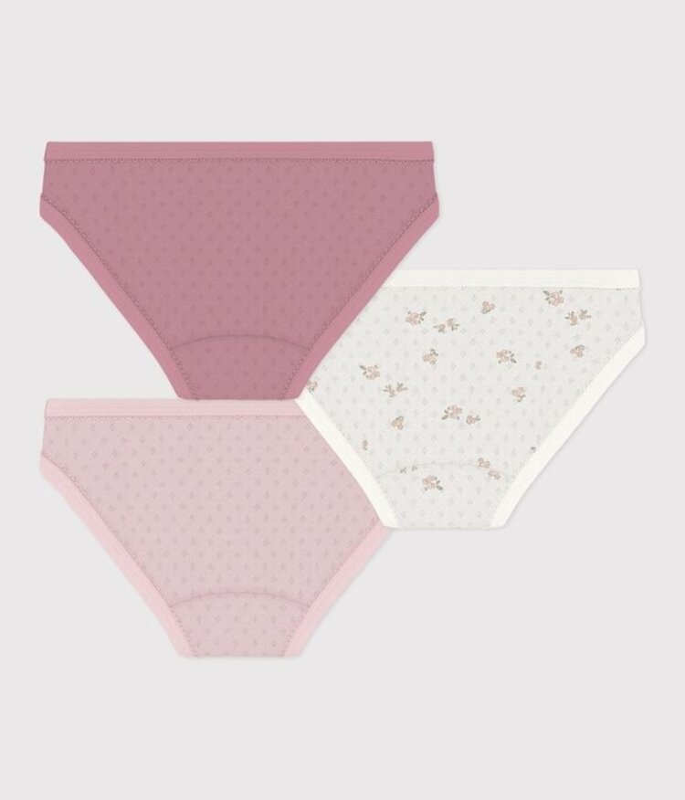 Petit Bateau Lot de 3 Culottes Petit Bateau Fille