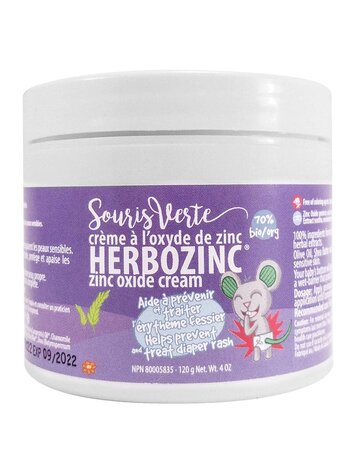 Souris Verte SOURIS VERTE ZINC OXID CREAM FOR BUTTOCKS