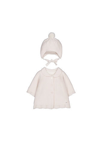 Mayoral Cardigan & Bonnet Mayoral Fille