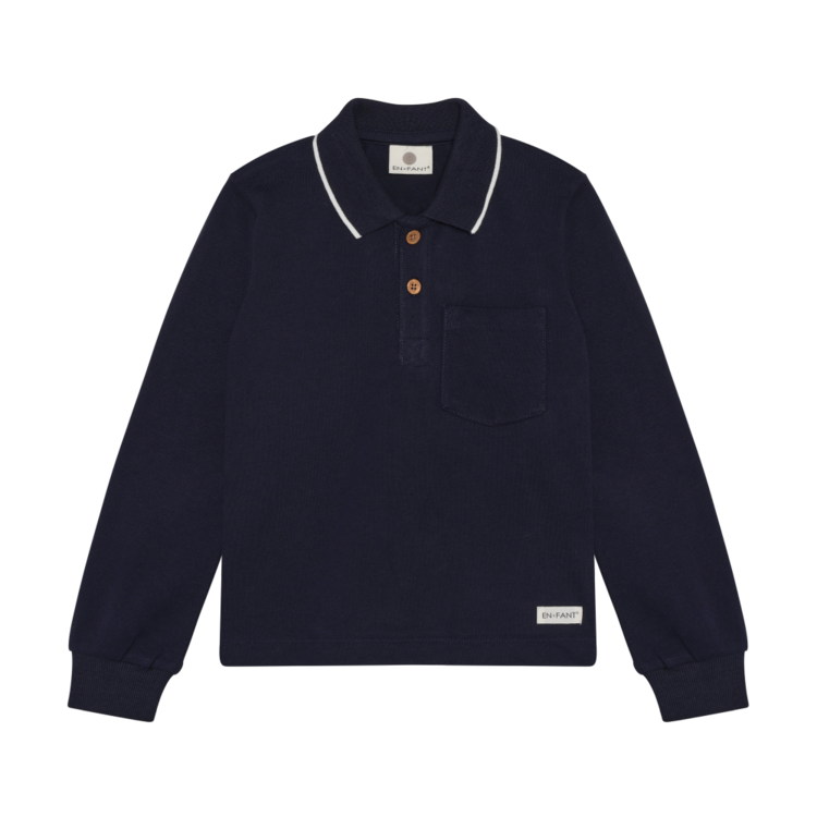 En-Fant En-Fant Boys Long Sleeve Polo