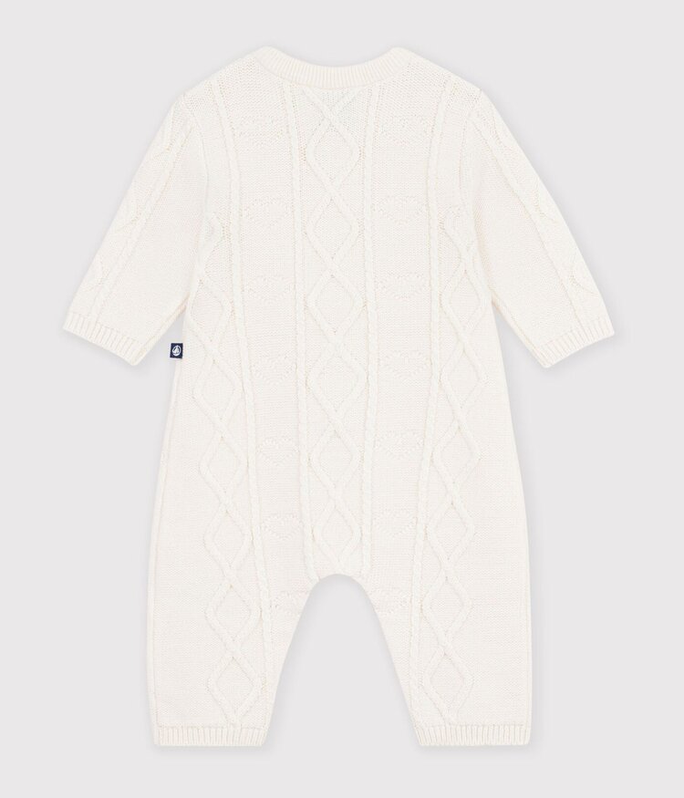 Petit Bateau Combi-Long en Tricot Petit Bateau Garçon