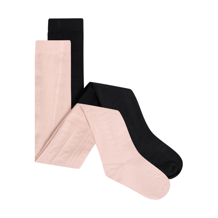 Minymo Pqt de 2 Collants Minymo Fille