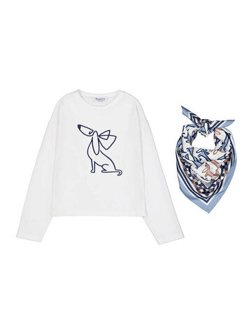 Mayoral Mayoral Girls Top & Scarf