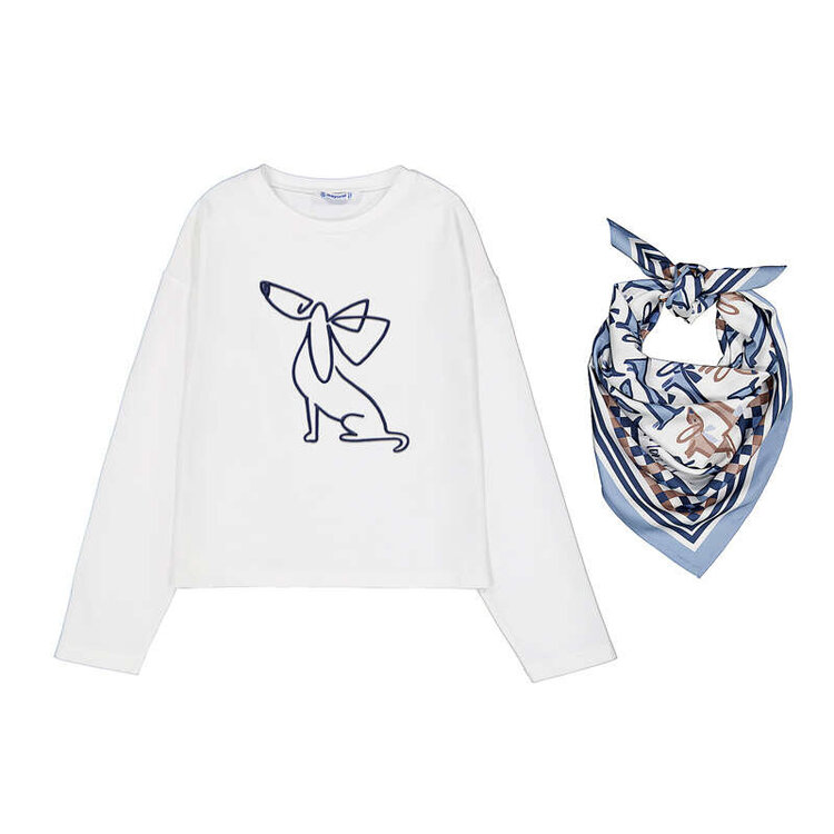 Mayoral Chandail & Foulard Mayoral Fille
