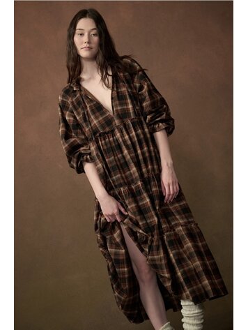 Promesa Promesa Checkered Dress