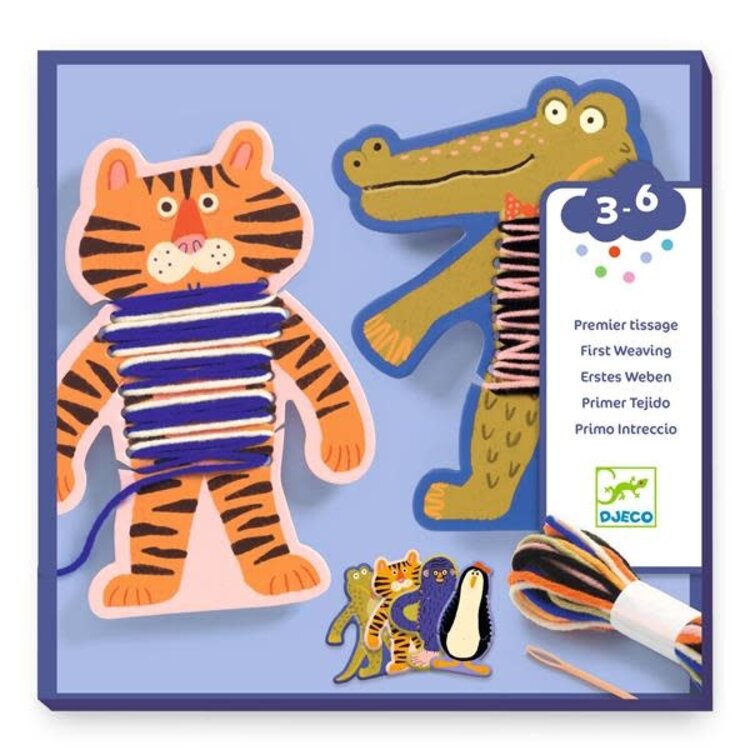 Djeco Premier tissage - Les pulls des animaux Djeco