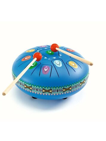 Djeco Animambo - Tambour a languettes Grand - 11 notes Djeco