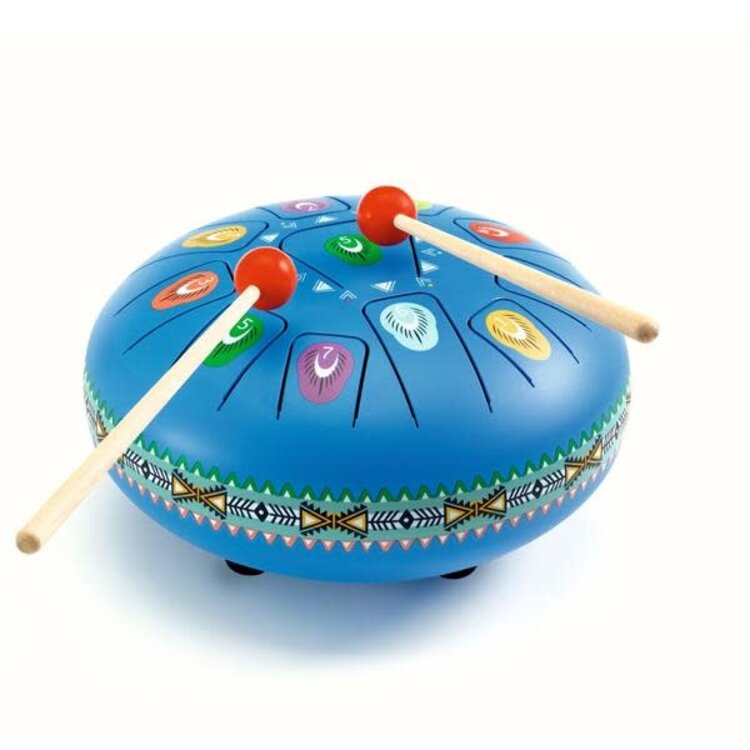 Djeco Animambo - Tambour a languettes Grand - 11 notes Djeco