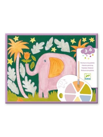 Djeco Peinture a la palette - Les Sauvages Djeco