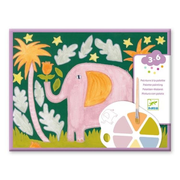 Djeco Peinture a la palette - Les Sauvages Djeco