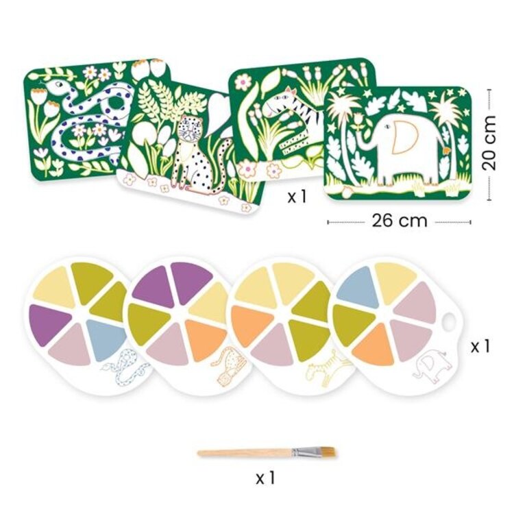 Djeco Djeco Palette Painting- Wild Life