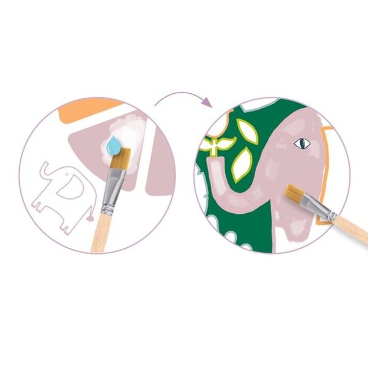 Djeco Djeco Palette Painting- Wild Life