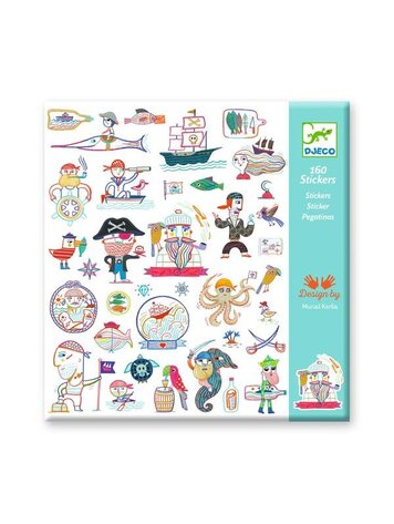 Djeco Djeco Stickers- Les Pirates Attaquent
