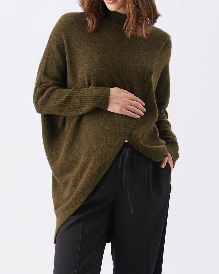 Ripe Maternité Ripe Cross-Knit Pullover