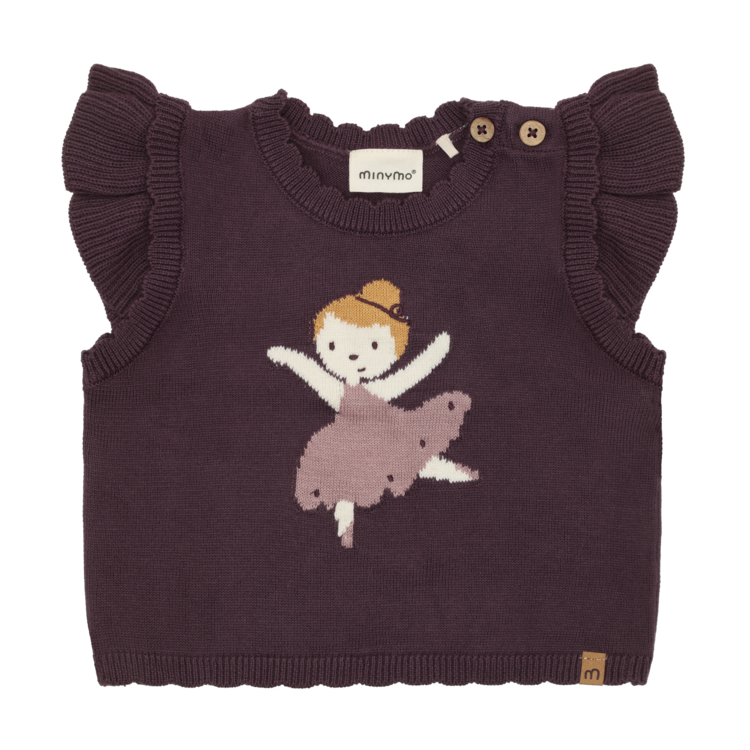 Minymo Débardeur en Tricot Minymo Fille