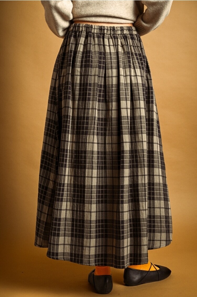 Miou Muse Miou Muse Checkered Skirt