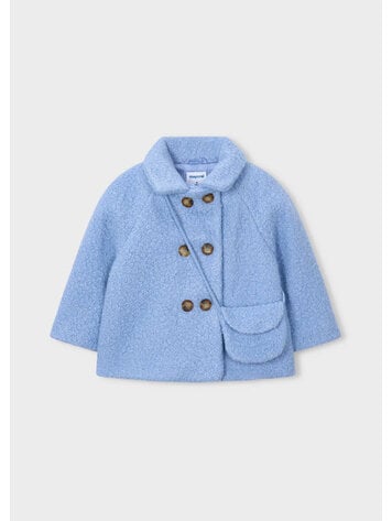 Mayoral Mayoral Girls Coat with Fashion Bag