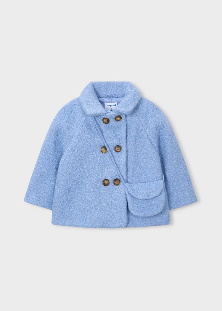 Mayoral Mayoral Girls Coat with Fashion Bag