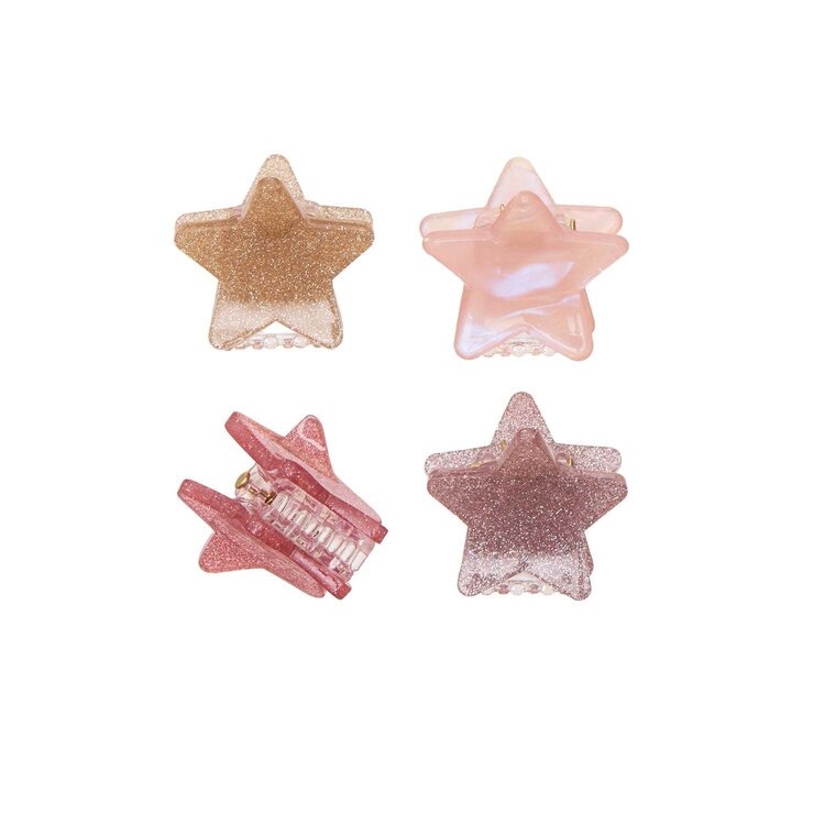 Rockahula Lot 4 Pinces à Cheveux Étoiles Scintillantes Rockahula Fille