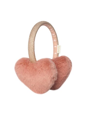 Rockahula Rockahula Girls Fluffy Heart Earmuffs