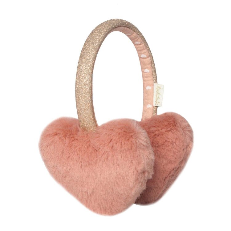 Rockahula Rockahula Girls Fluffy Heart Earmuffs