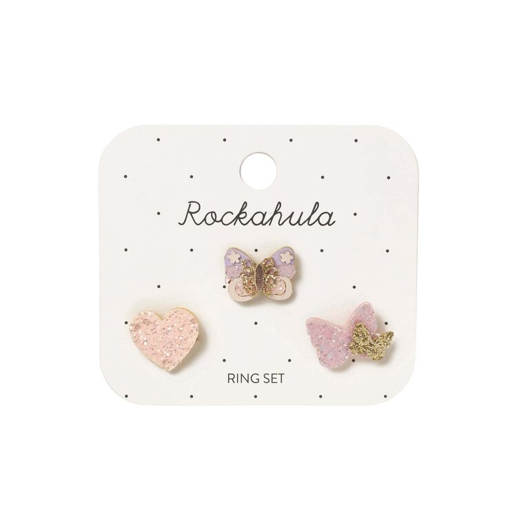 Rockahula Ensemble 3 Bagues Papillon Fairytale Rockahula
