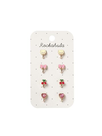 Rockahula Rockahula Cute Kitten Clip on Earnings