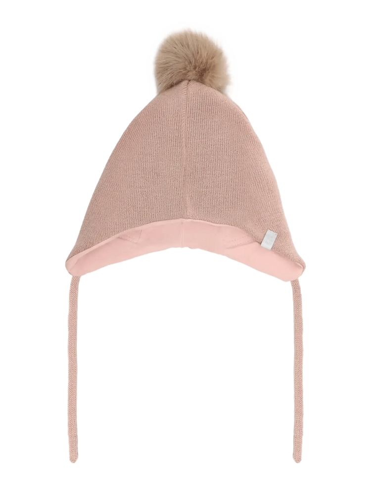 Minymo Minymo Girls Hat with Detachable Pompom