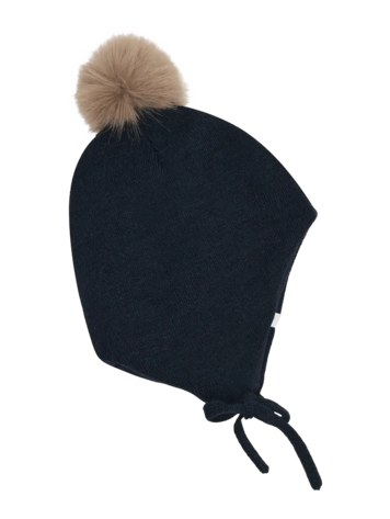 Minymo Minymo Unisex Hat with detachable Pompom