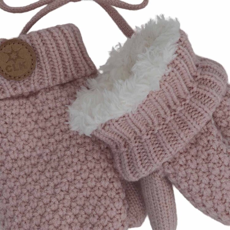 Calikids Girls Knit Mittens