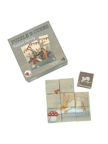 Egmont Toys Casse-Tête Cubes Famille Lapin Egmont