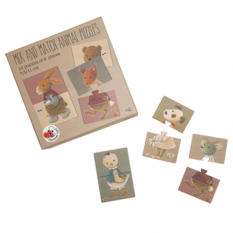 Egmont Toys Egmont 10 Mix & Match Animal Puzzles