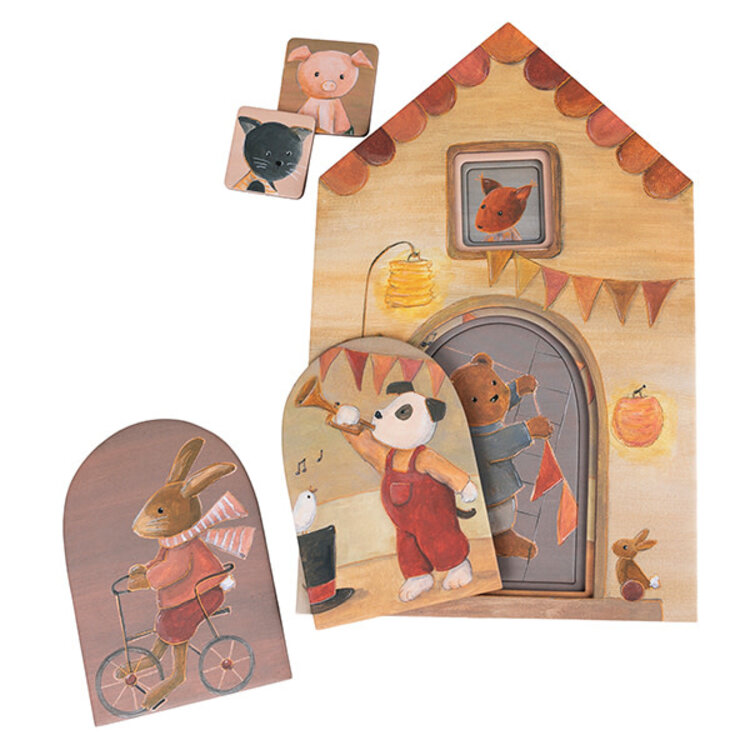 Egmont Toys Casse-Tête à Plusieurs Niveaux- Amis dans la Maison Egmont