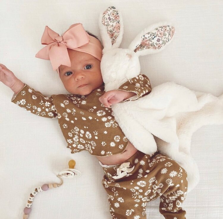 Mon Ami Mon Ami Faith Princess Bunny Baby Security Blanket