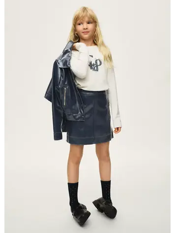 Mayoral Jupe Effet Cuir Verni Mayoral Fille