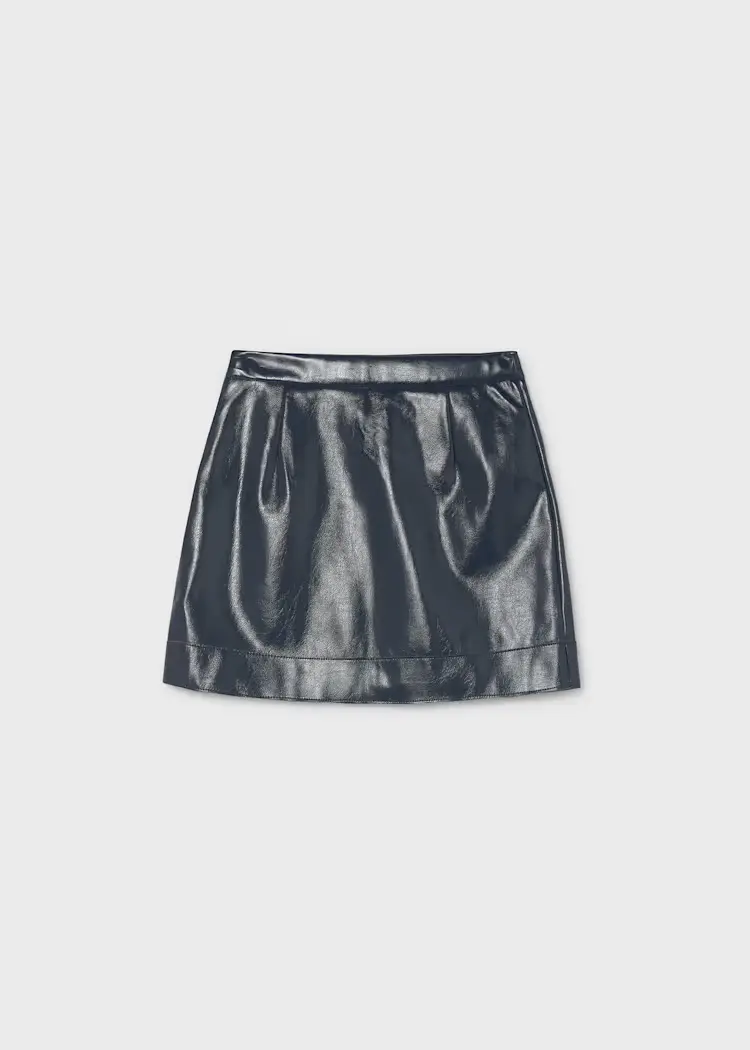 Mayoral Jupe Effet Cuir Verni Mayoral Fille