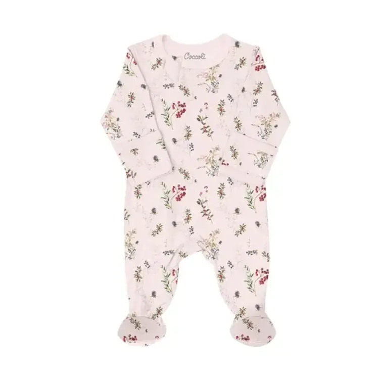 Coccoli Coccoli Girls Zipper Footie Pyjama