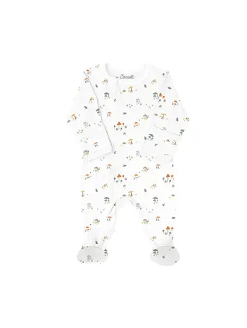 Coccoli Coccoli Boys Zipper Footie Pyjama