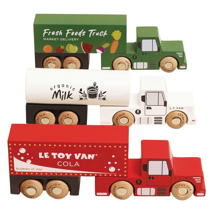 le toy Van Le Toy Van Transportation- Trailer Truck Set