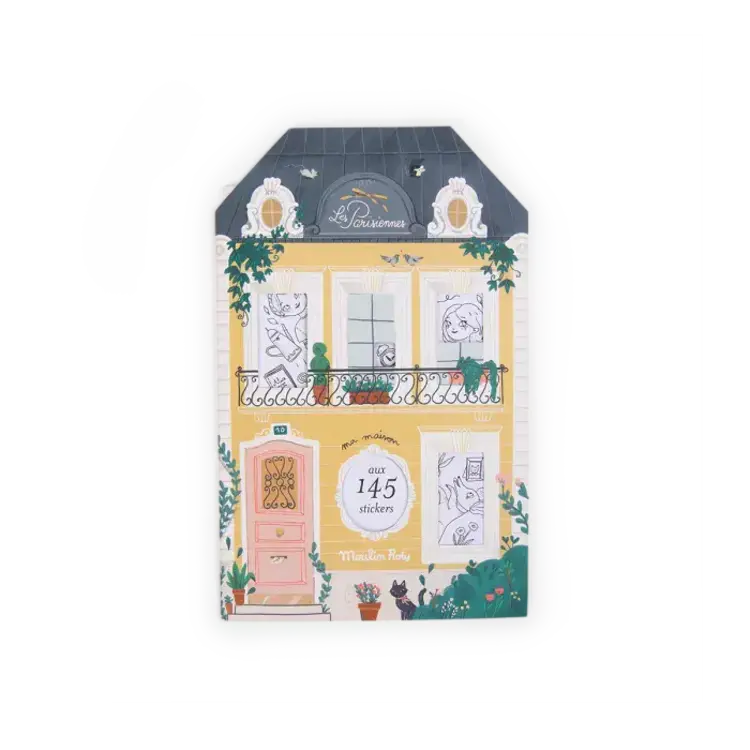 Cahier Coloriage et Autocollants Moulin Roty