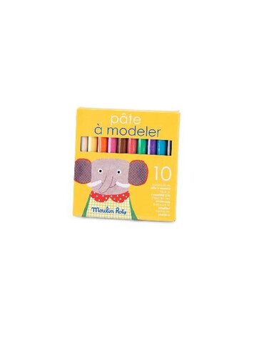 Moulin Roty Moulin Roty Popipop-10 Sticks of Modelling Clay