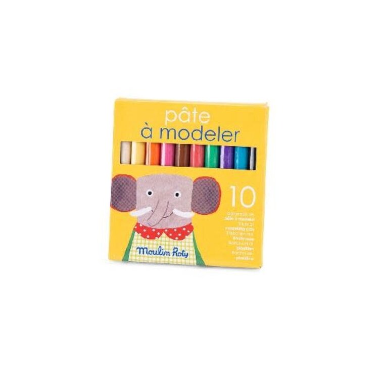 Moulin Roty Moulin Roty Popipop-10 Sticks of Modelling Clay