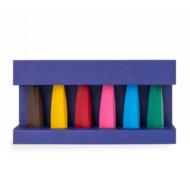 Moulin Roty Moulin Roty Aujourd'hui...-6 Wax Crayons