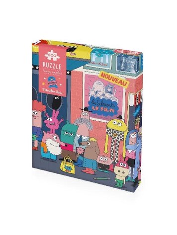 Moulin Roty Moulin Roty Schmouks-Let's Go to the Movies Puzzle 200Pcs
