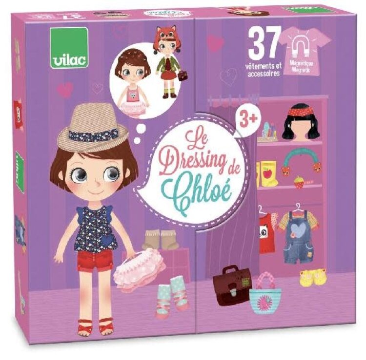 Vilac Vilac Magnetic-Dressing Chloe's Wardrobe